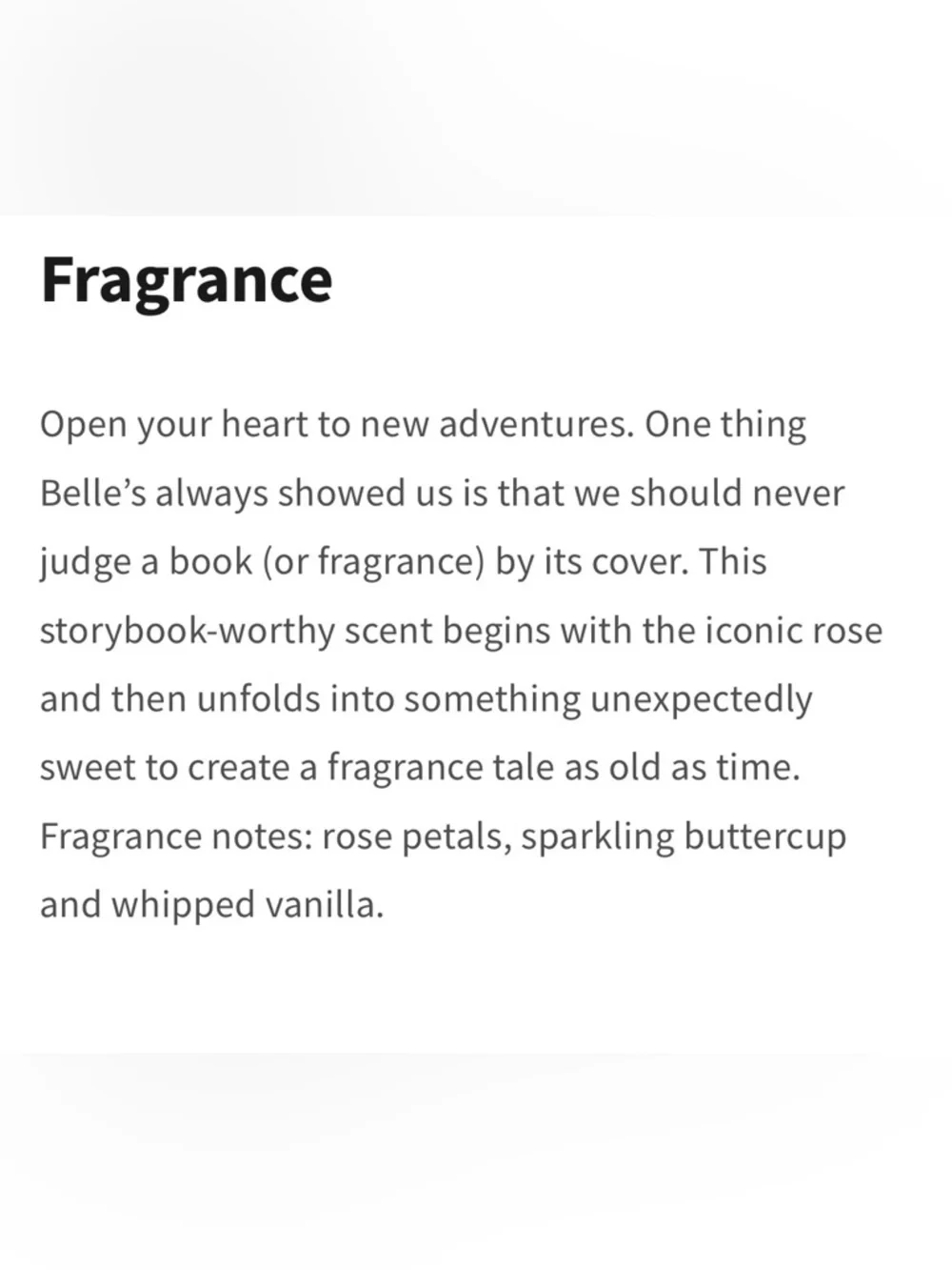 Bath & Body Works x Disney Princess Belle Ultimate Hydration Body Cream
